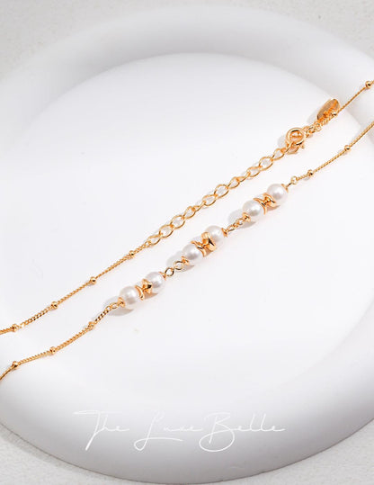 Small Pearls Necklace - The Luxe Belle