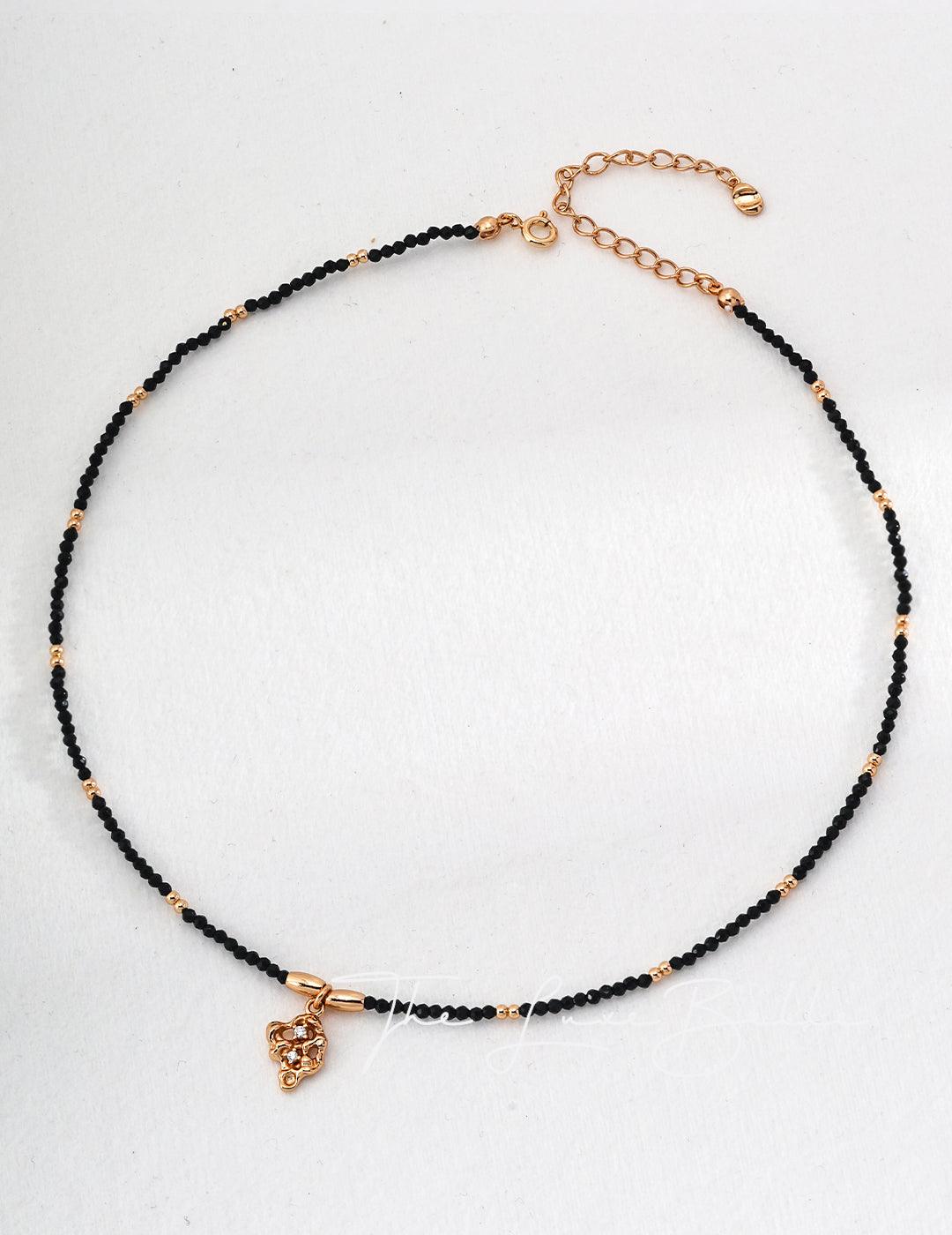 Morion Quartz Energy Protection Necklace - The Luxe Belle