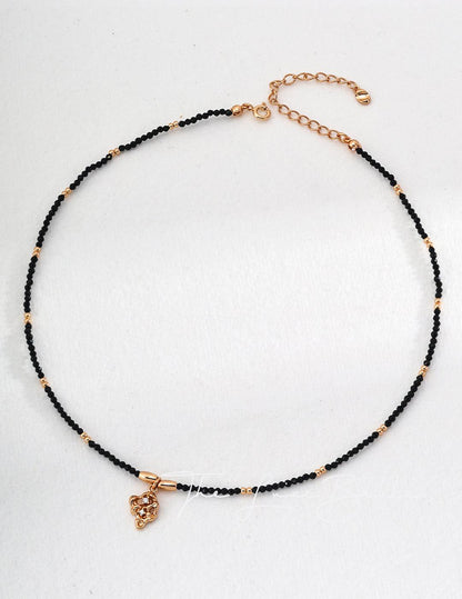 Morion Quartz Energy Protection Necklace - The Luxe Belle