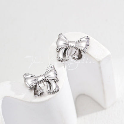 Charming Bow Earrings - The Luxe Belle