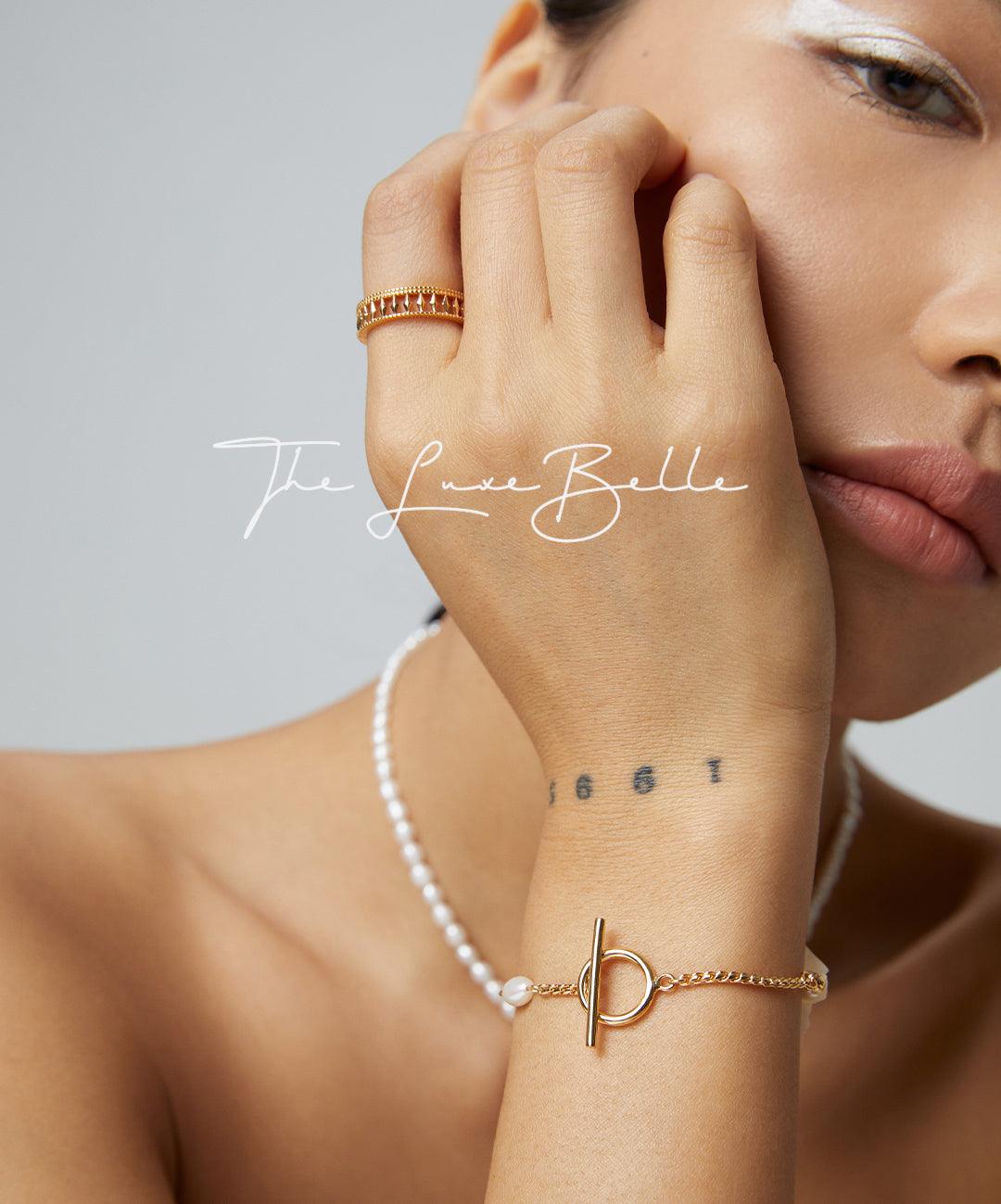 French Style Toggle Clasp Pearl Bracelet - The Luxe Belle