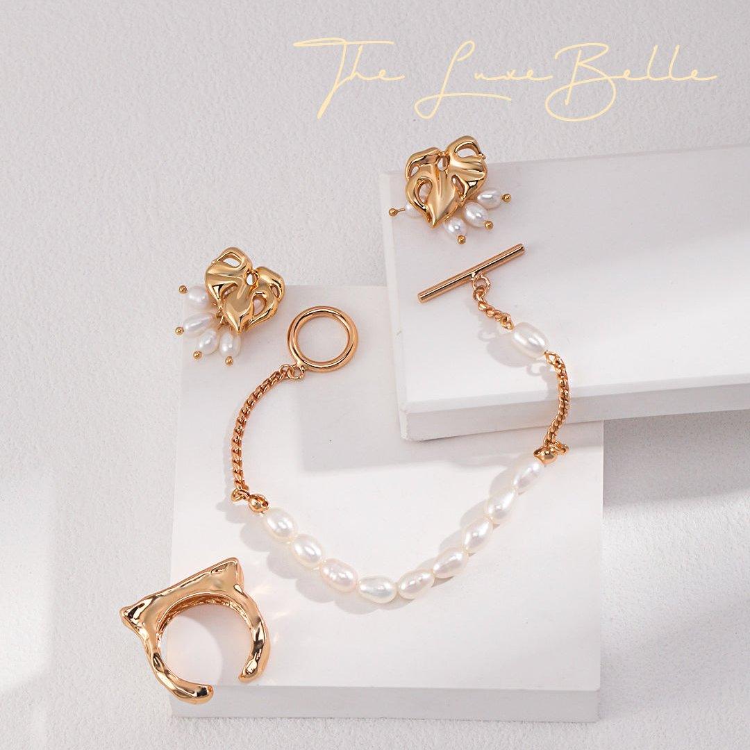 French Style Toggle Clasp Pearl Bracelet - The Luxe Belle